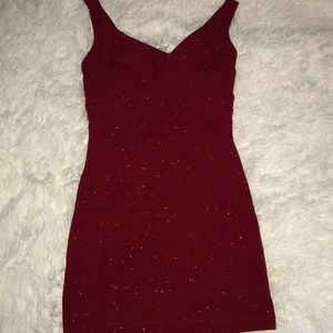 Red bandage dress (Sparkley)